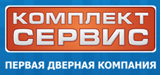 Логотип дверной компании Комплект Сервис