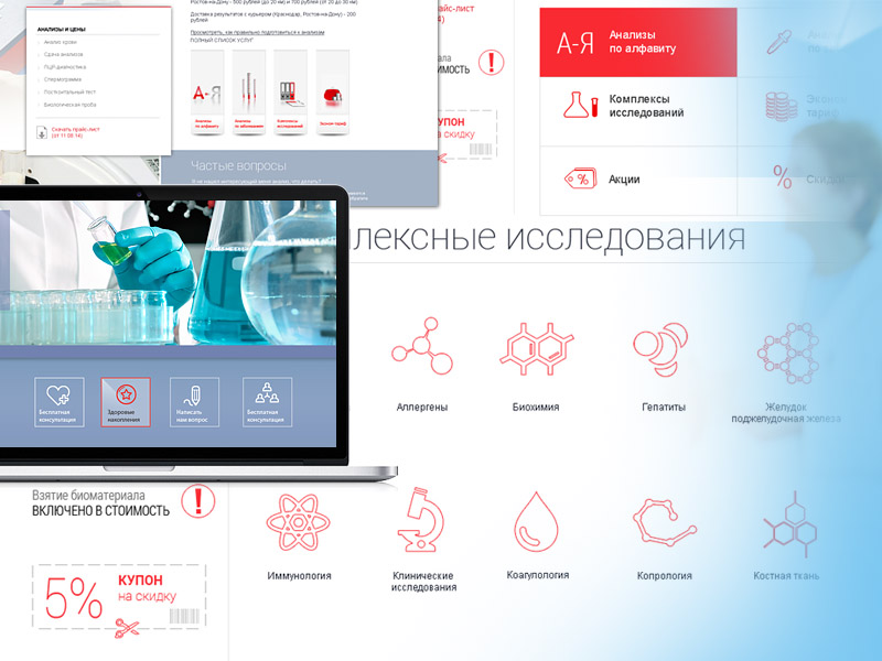 Создание медицинских сайтов KubanTrend - сайты для клиник, разработка сайта для больницы
